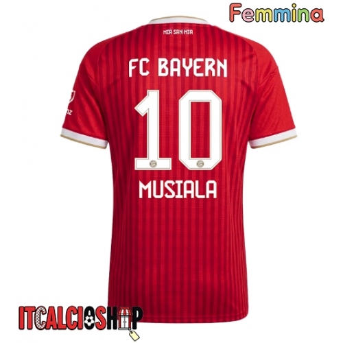 Bayern Munich Jamal Musiala #10 Prima Maglia Femmina 2026-27 Manica Corta